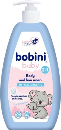 Bobini Baby gel detergente corpo & capelli 2in1