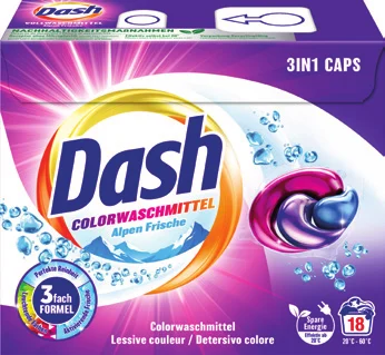 Dash Detersivo per capi colorati 3in1 Caps